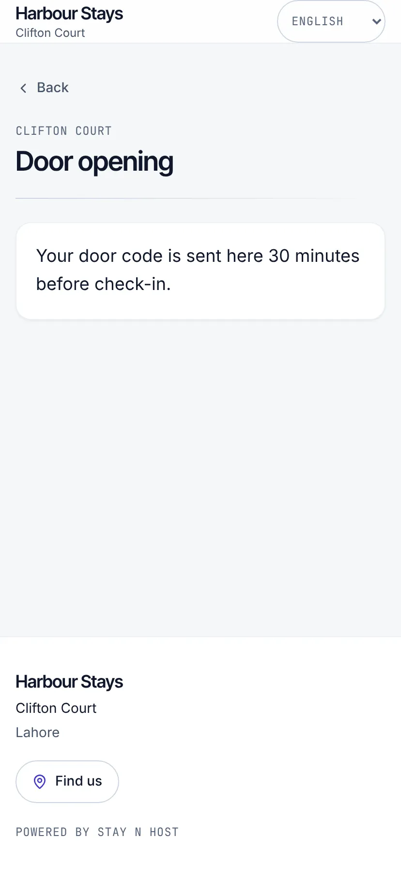 The door opening screen: how the keypad works and when the code is valid